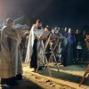 В Крещенскую ночь в Махачкале совершен чин великого освящения вод Каспия